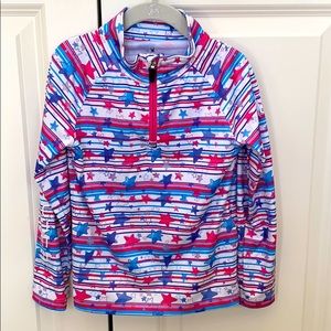 Girls star Spyder active quarter zip top size 5